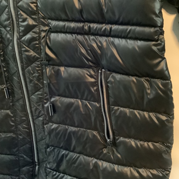 KENNETH COLE BLACK WOMENS HOODED QUILTED LINED  PUFFER JACKET SIZES S  L XL XXL - Picture 11 of 16